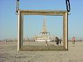 Temple framed